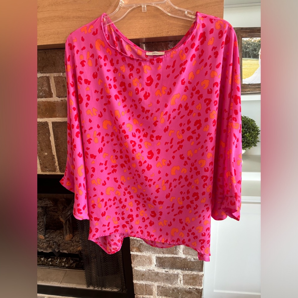 Women’s link cheetah print blouse